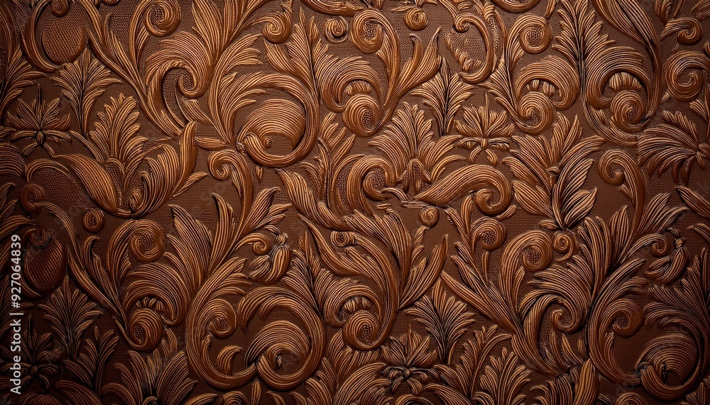 Rich Brown Damask Rich Brown Damask