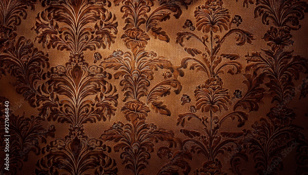 Classic Brown Damask Classic Brown Damask