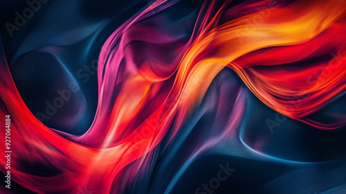 Abstract Swirling Colors