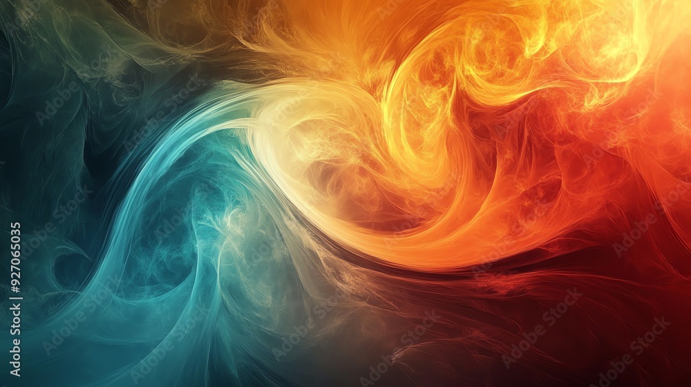 Abstract Swirling Colors Abstract Swirling Colors