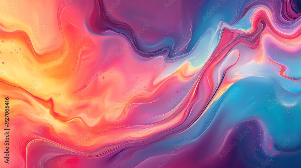 Abstract Swirling Colors Abstract Swirling Colors