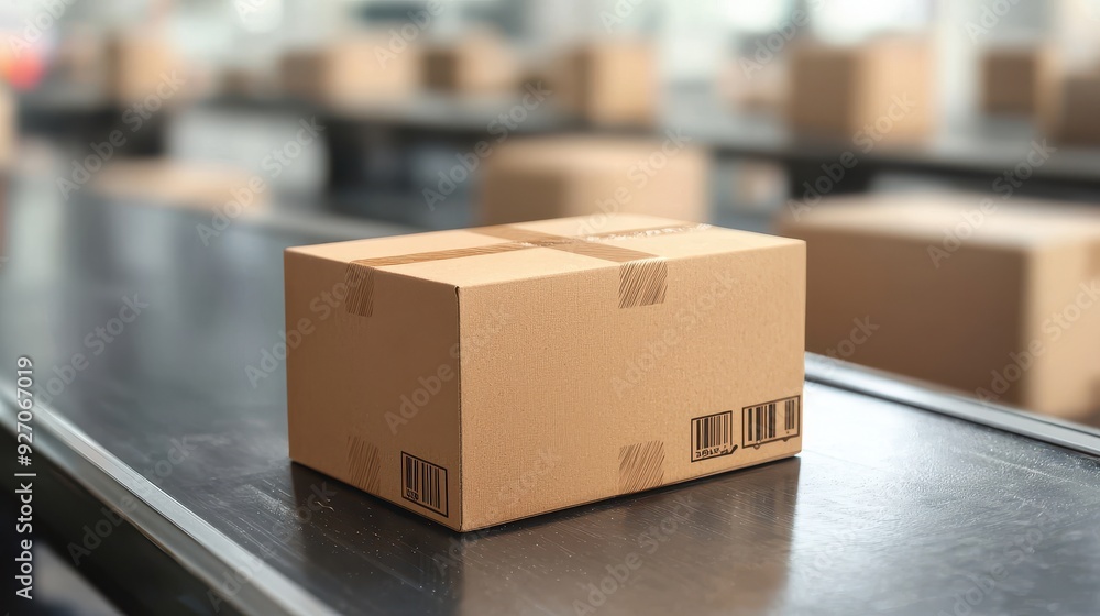 Closeup of E-commerce Package Icon with Delivery Date, Shipping Concept, Copy Space for Text Closeup of E-commerce Package Icon with Delivery Date, Shipping Concept, Copy Space for Text