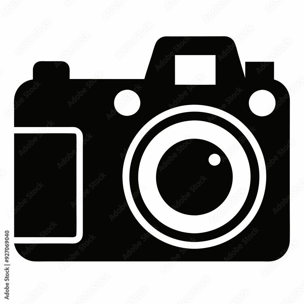 Camera isolated on white, camera vector illustration, camera vector art, camera silhouette, digital camera sameba vector icon, photo icon line art,eps Camera isolated on white, camera vector illustration, camera vector art, camera silhouette, digital camera sameba vector icon, photo icon line art,eps