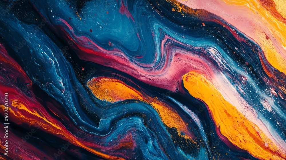 Abstract Swirling Colors Abstract Swirling Colors