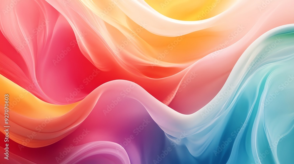 Obraz premium Abstract Colorful Waves