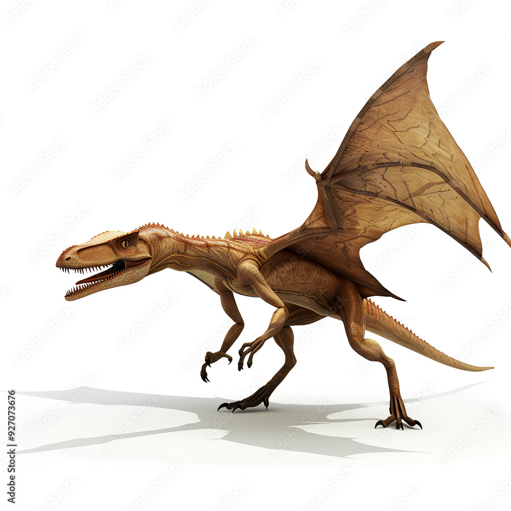 Naklejka premium Majestic Pterosaur in Flight