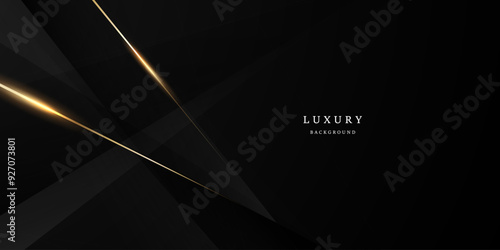 Black background with elegant effect. Vector illustration.