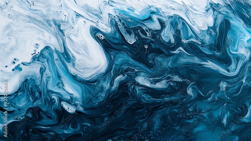 Abstract Blue and White Swirls Abstract Blue and White Swirls