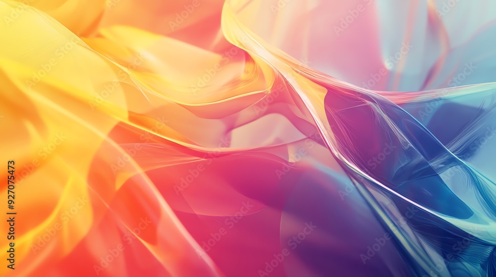 Obraz premium Abstract Colors and Waves