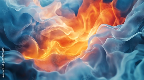 Abstract Fire and Ice