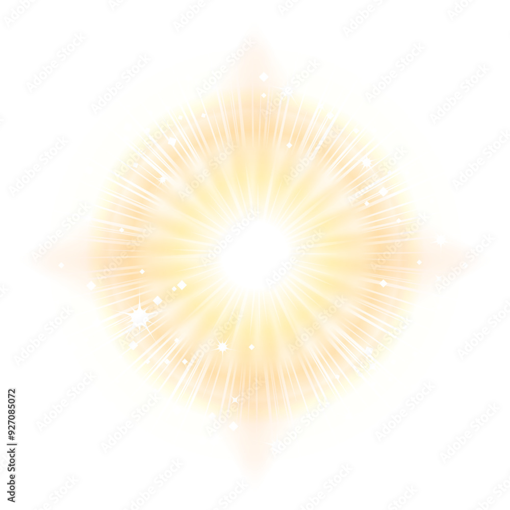 光のイラスト背景透過 Stock Vector | Adobe Stock