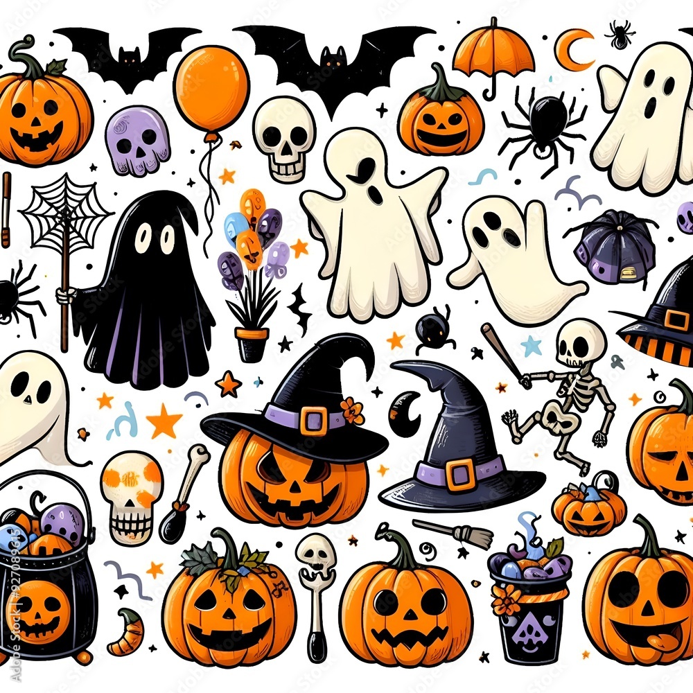 Halloween pattern Halloween pattern