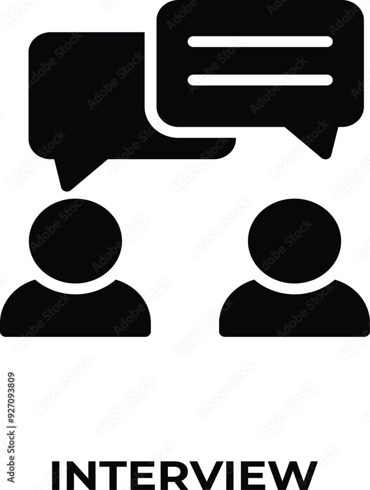 Interview vector illustasion Interview vector illustasion