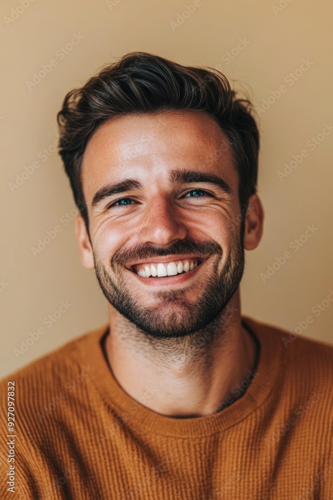 Man with Beard Smiling Man with Beard Smiling