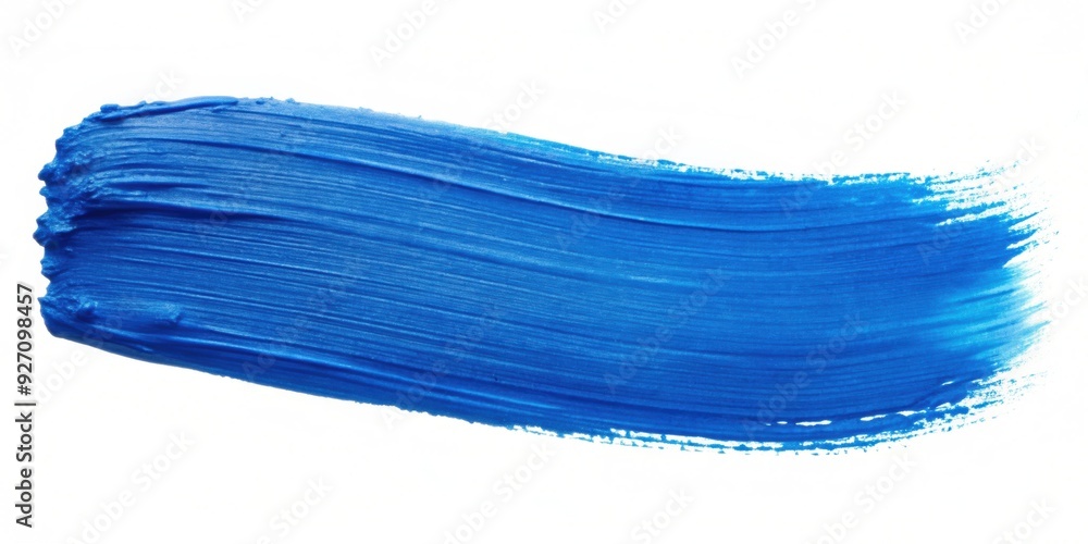 Blue paint brush stroke on white background, blue, paint, brush, stroke, artistic, abstract, design, texture, color Blue paint brush stroke on white background, blue, paint, brush, stroke, artistic, abstract, design, texture, color