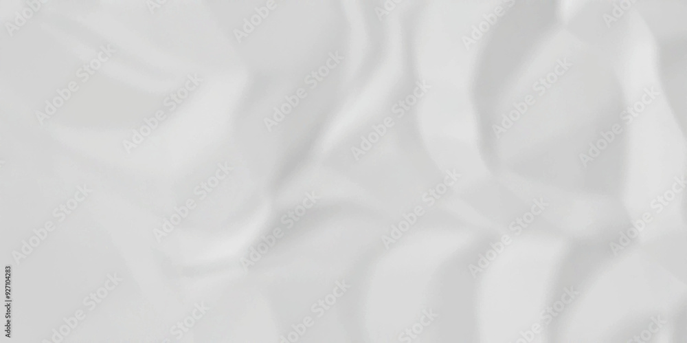 Obraz premium Empty Old paper craft Close up texture of white cardboard crumple on a creased recycle white craft paper texture background. grunge wrinkle old paper. 