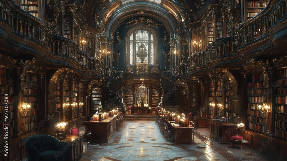 Grand Library Interior Grand Library Interior