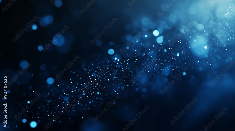 Dark blue and glow particle abstract background. Dark blue and glow particle abstract background.