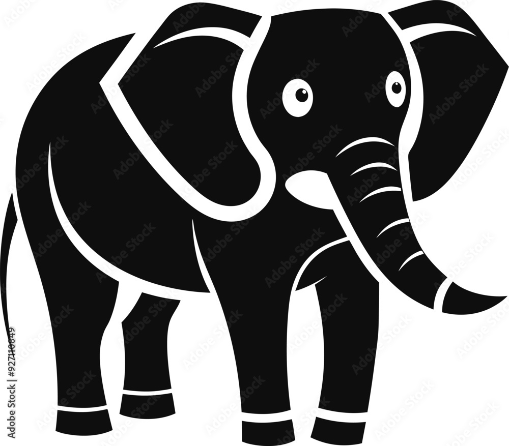 Fototapeta premium elephant vector