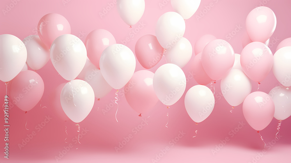 Celebration background, balloons decoration Celebration background, balloons decoration