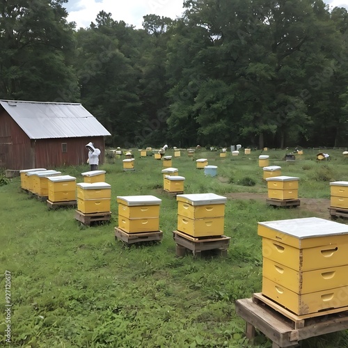 bee hive farm