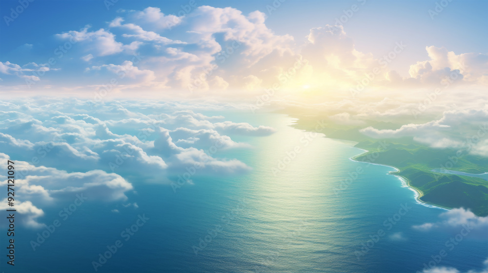 cloudscape on nature background cloudscape on nature background