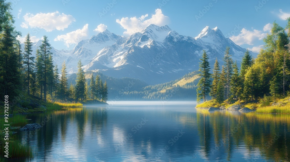 Serene Mountain Lake Serene Mountain Lake