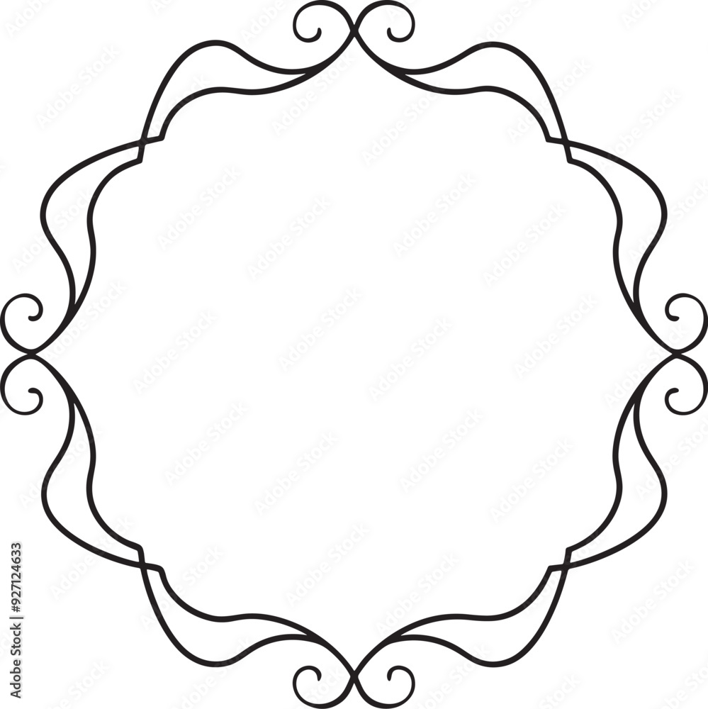 Elegant Calligraphic Ornamental Frame Designs with Transparent Background Elegant Calligraphic Ornamental Frame Designs with Transparent Background