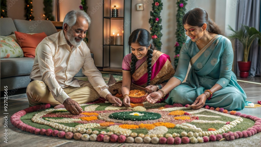 a middle aged indian couple and their daughter a middle aged indian couple and their daughter