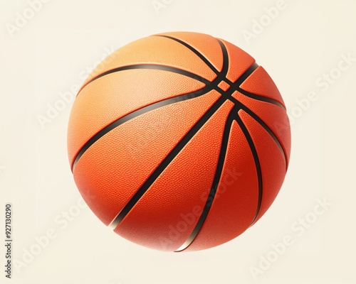 Basketball. Realistic Textured