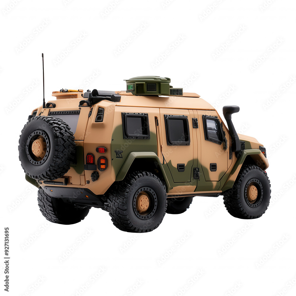 Obraz premium Military Armored Vehicle 4x4 Desert Camouflage