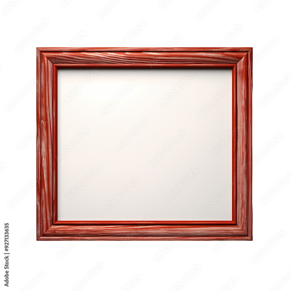 A simple wooden picture frame with a white background. Perfect for adding your own art or photo. A simple wooden picture frame with a white background. Perfect for adding your own art or photo.