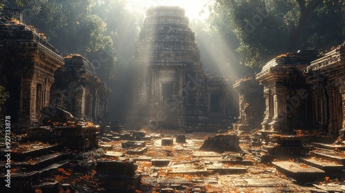 Ancient Temple in the Jungle photo