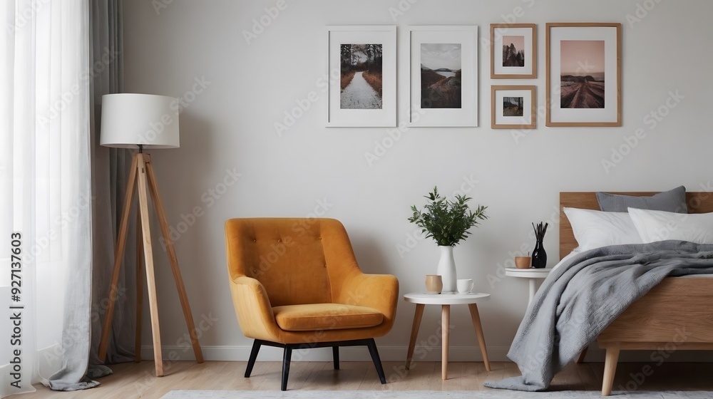 High resolution photo frame on the wall interior image template, empty art frame interior design ai generated designer pictures. High resolution photo frame on the wall interior image template, empty art frame interior design ai generated designer pictures.