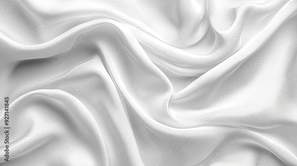 White silky fabric with soft folds. Perfect for adding a touch of elegance to designs. White silky fabric with soft folds. Perfect for adding a touch of elegance to designs.