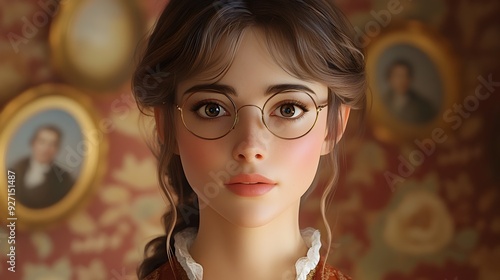 Empowered Heroine Elizabeth Bennet Challenges Societal Norms with Her Wit and Intelligence photo