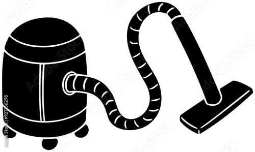 home illustration household silhouette cleaning logo modern icon hygiene outline house appliance housework equipment dust clean floor vacuum housekeeping shape cleaner dirt technology for vector graph