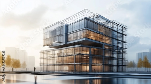 Wallpaper Mural A picture of architects and engineers is displayed alongside digital building information modeling (BIM) technology. Torontodigital.ca