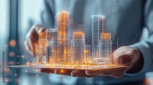 Wallpaper Mural A picture of architects and engineers is displayed alongside digital building information modeling (BIM) technology. Torontodigital.ca