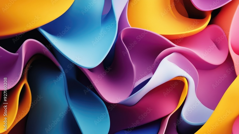 Vivid 3D abstract art template featuring dynamic geometric shapes in bold colors, perfect for eye-catching presentations Vivid 3D abstract art template featuring dynamic geometric shapes in bold colors, perfect for eye-catching presentations
