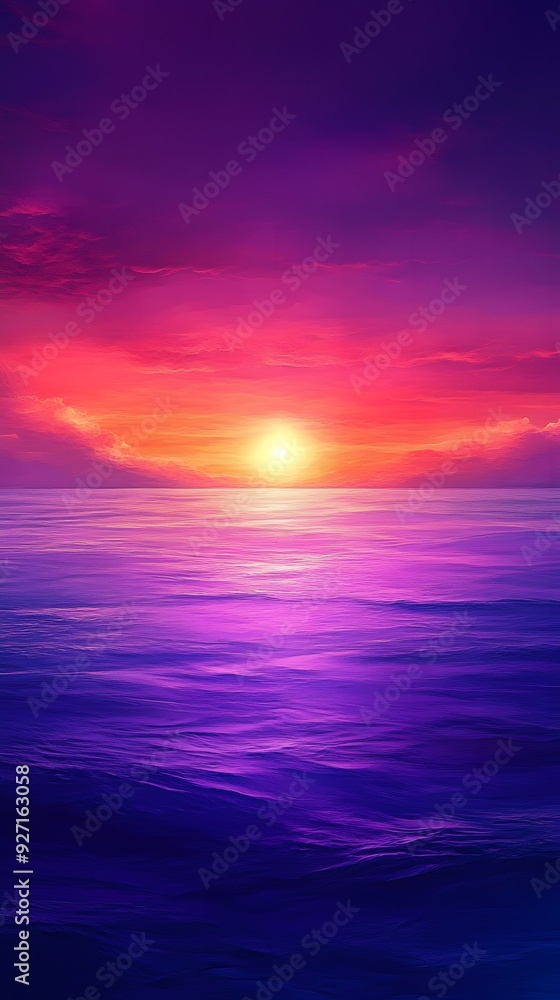 Fototapeta premium sunset over the sea
