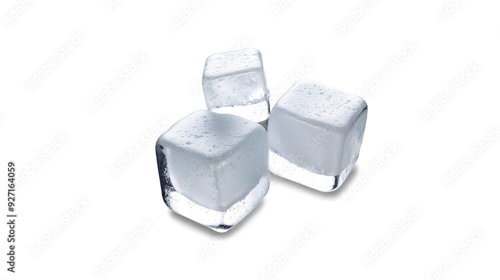 ice cubes isolated on transparent background ice cubes isolated on transparent background