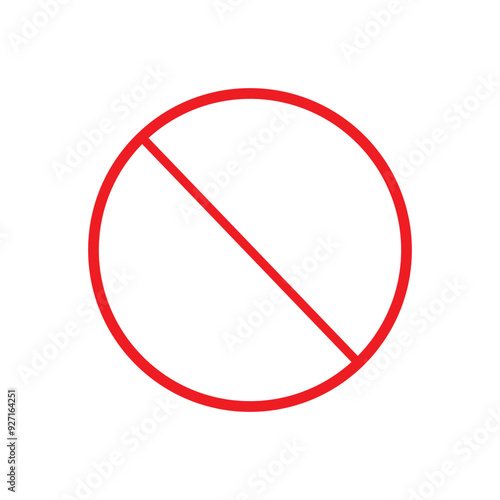 Forbidden sign. Stop and ban red circle symbol Free Download Forbidden sign. Stop and ban red circle symbol - GFXLoad