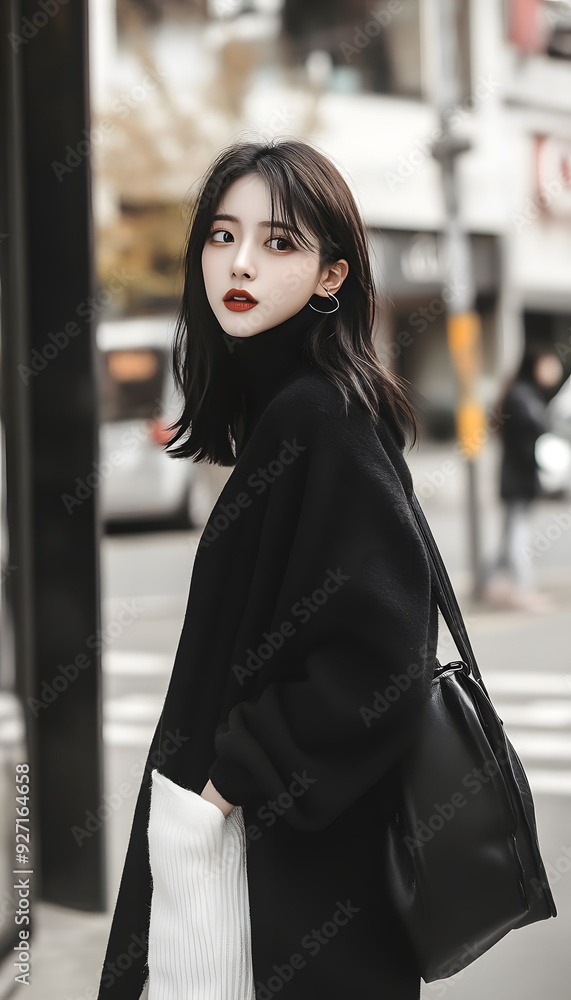 Obraz premium Beautiful woman with gentle style