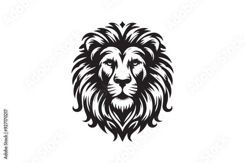 Wallpaper Mural Lion had silhouette vector illustration Torontodigital.ca