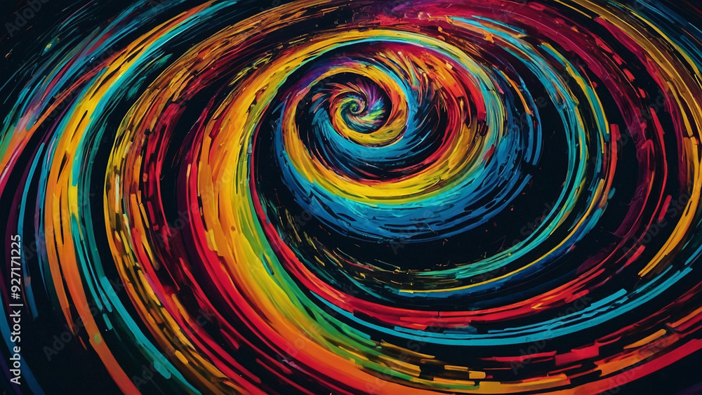 AI-Generated Art of Vivid, Colorful Lines in Motion AI-Generated Art of Vivid, Colorful Lines in Motion