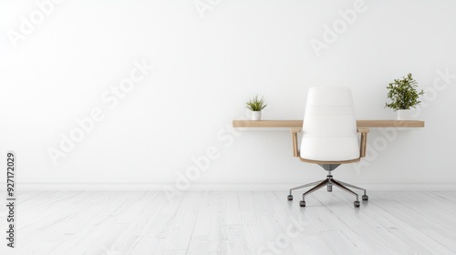 Collaborative Minimalist Workspace: Sleek and Modern Design for Productivity, Generative Ai