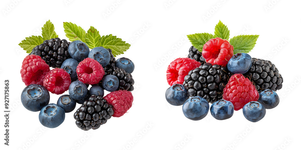 Fruits on transparent background Fruits on transparent background