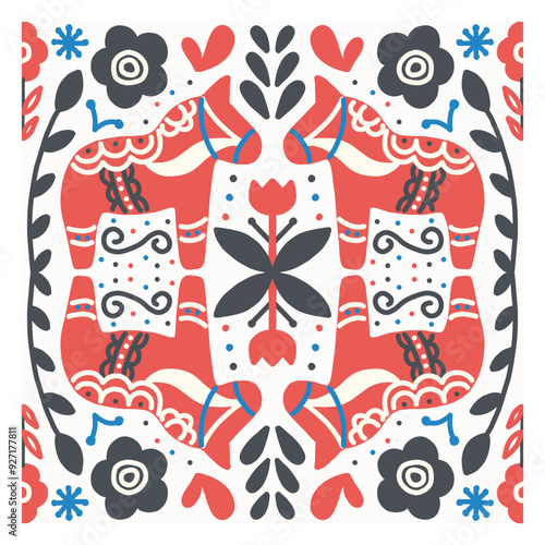 pattern with flowers