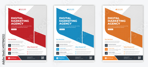 A4 Size Corporate, Flyer, Business, Professional, Modern, Design, Branding, Marketing, Promotion, Advertising, Company, Corporate Identity, Business Flyer